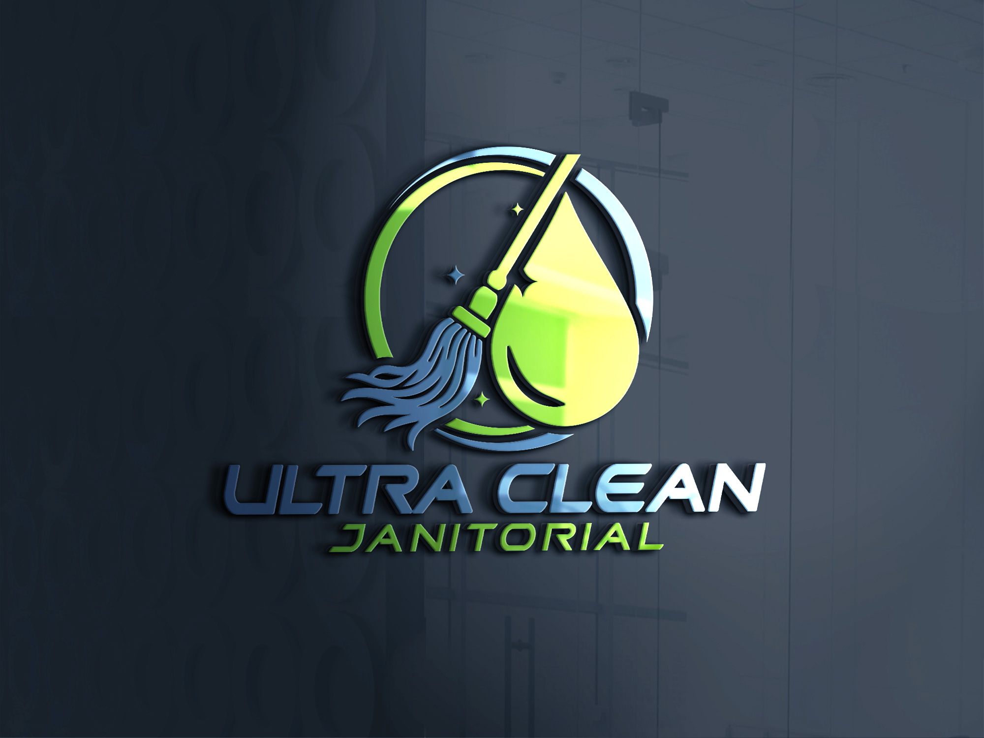 Ultra Clean Janitorial logo